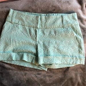 Maurices Mont Green shorts
